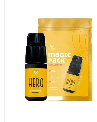 Cola Adesivo Para Alongamento De Cílios Sobelle Hero 3ml