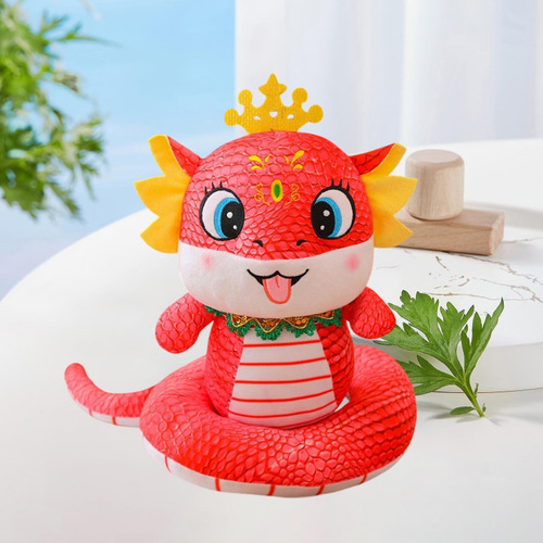 Ano Novo Chinês Brinquedo De Pelúcia 2025 Ano Vermelho