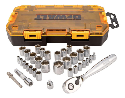 Dewalt Dwmt73808 Juego De Herramientas Mecánicas 34 Piezas