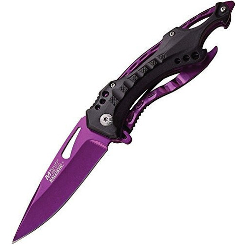 Mtech Ee. Uu. Ballistic Mt-a705pe Cuchillo Plegable Con Ayud