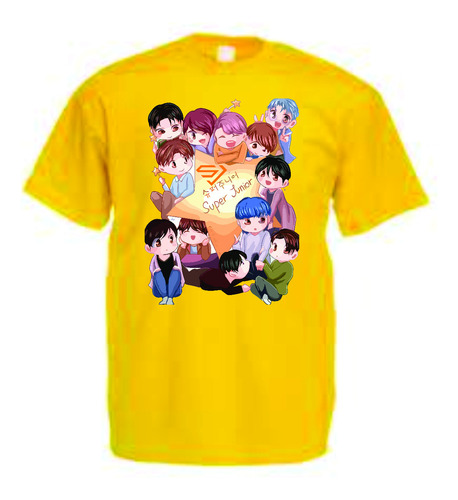 Camisetas Grupo Musical Super Junior Integrantes Kpop