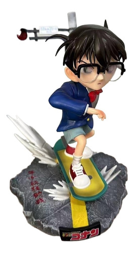 Detective Conan Skateboard Conan Shinichi Figura Decorativa