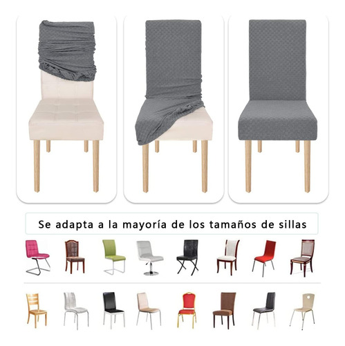 Fundas Para Sillas De Comedor Cubre Sillas De Tela Elástica