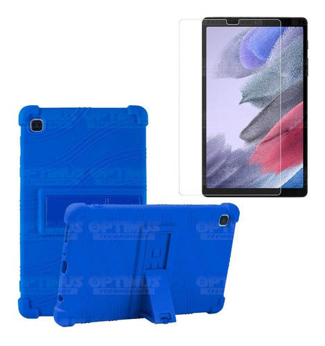 Kit Vidrio Forro Tablet Para Samsung A7 Lite 2021 Antigolpes