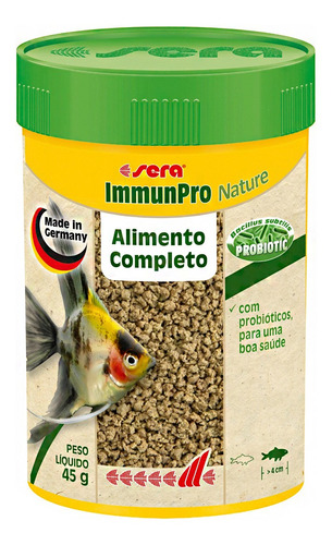Sera Immunpro Nature - 45g - Ração Peixes