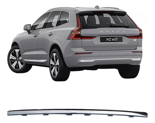 Friso Parachoque Traseiro Volvo Xc60 2022 2023 2024 Central