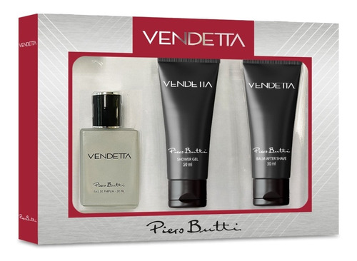 Perfume Vendetta Edp 30 Ml + Shower + After Gel Piero Butti