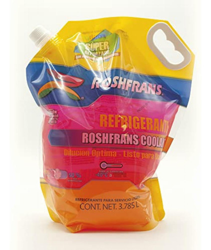 Roshfrans 3.785 L Roshpack Refrigerante Coolant
