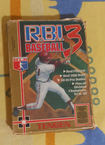 Rbi 3 Baseball Tengen Nintendo Nes Completo (Usado)