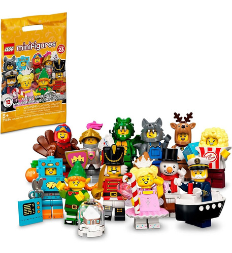 Set De Juguetes De Construcción Lego Minifigures Series 23