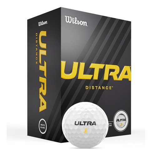 Pelota De Golf Wilson Golf Ultra Pack 1 Color Blanco En Pack De 24 Unidades