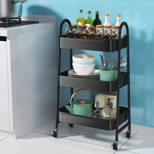 Carrito Organizador De Almacenamiento Con 3 Niveles