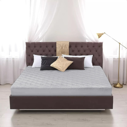 Cubrecolchón Impermeable 1.5 Plazas + Funda De Almohada