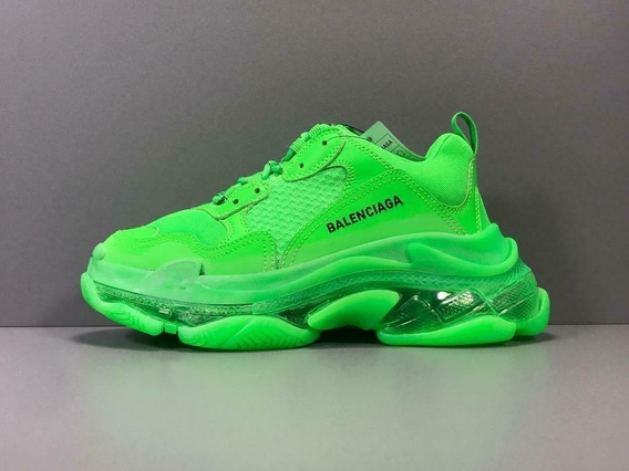 balenciaga verde fluorescente