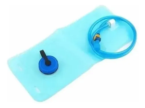 Mochila de hidratación impermeable con bolsa de agua para ciclismo de 2 litros, color negro
