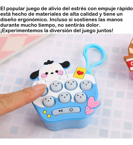 Juguetes Eléctricos Aleatorios Mini Pop It Quick Push De 10