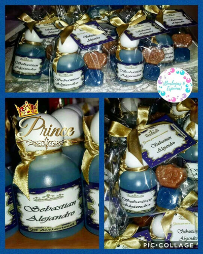 Imagen 4 de 10 de Recuerdos Antibacterial Con Iniciales Babyshower Nacimientos