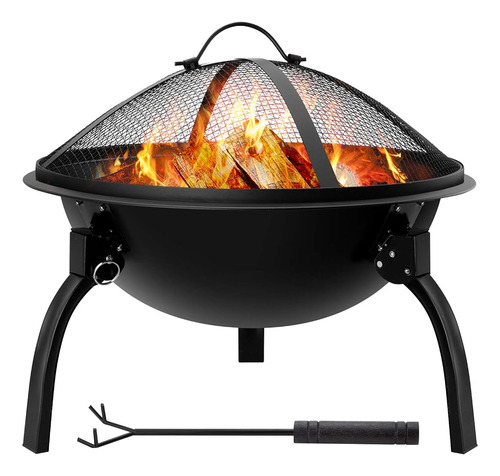 Amagabeli Garden & Home Fire Pit Outdoor Wood Burning Portab