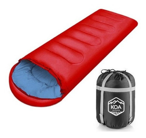 Imagen 2 de 4 de Bolsa De Dormir Térmica Con Capucha 15°c A 25°c 0.70kg Koa