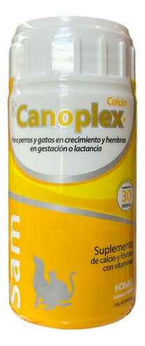 Canoplex Calcio Ad3  30 Tabletas Holland