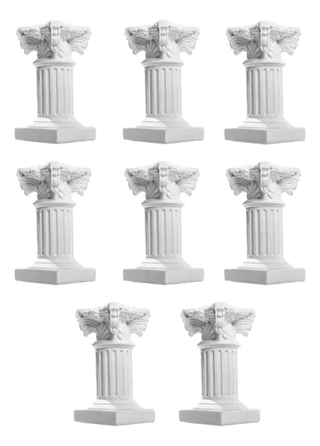 Roman Statue Roman Column Decorate 8 Pcs