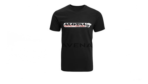 Polera Negra Aravena Parts Talla S