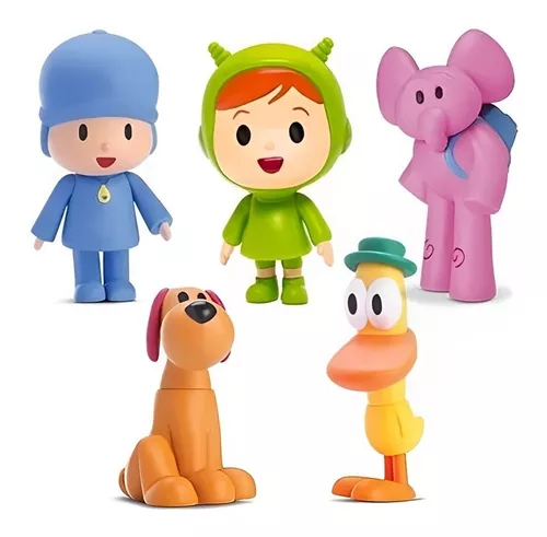 Boneco Nina De Vinil Macio Desenho Infantil Pocoyo - Cardoso