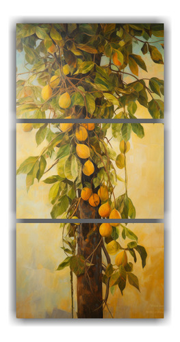 120x240cm Cuadro Abstracto De Árbol De Mango - ¡oferta Exc