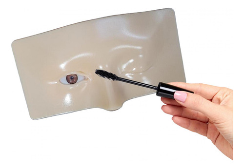 Práctica De Maquillaje De Ojos Cara De Silicona Para