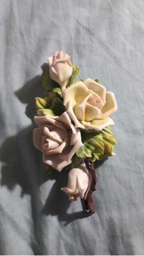 Rosa Porcelana Bouquet De Rosas 