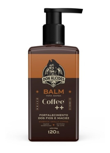 Balm Hidratante Para Barba 120ml - Coffee - Don Alcides