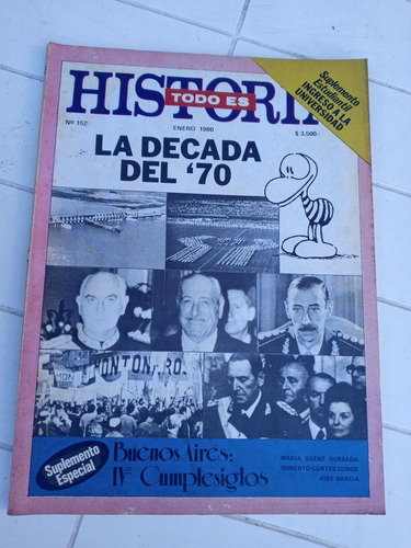 Revista Todo Es Historia N.152 - Enero 1980