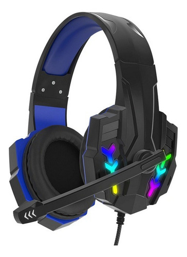 Audifonos Gaming Usb Con Cancelacion De Ruido Luces Rgb