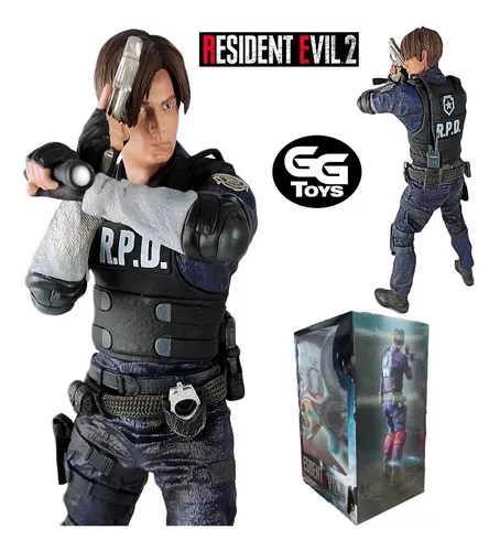 Leon Kennedy Resident Evil Figura 32 Cm/ 100% Nueva En Caja