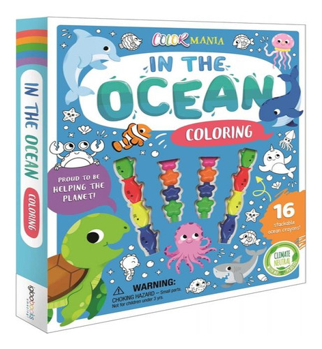 In The Ocean Coloring Set, De Igloo. Editorial Igloo Books, Tapa Blanda En Inglés, 2023