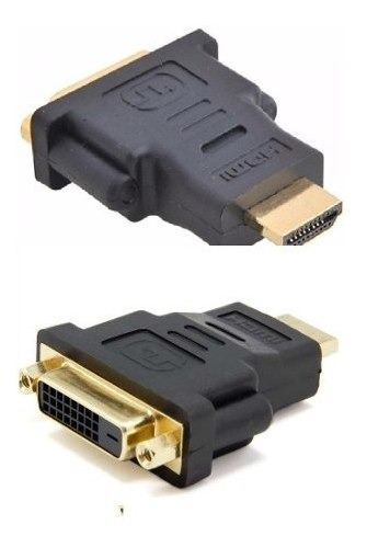 Adaptador Hdmi Macho Para Dvi I Fêmea 24+5 Pinos Dual Link