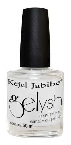 Gelysh Para Uñas Kejel Jabibe Convierte Esmalte Acabado Gel Color Transparente