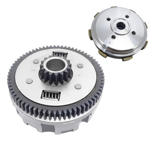 Embreagem Completa + Campana Titan Fan Bros 150 C/ Partida