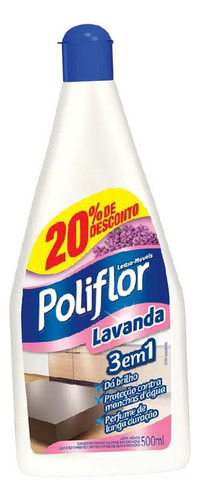 Poliflor lustra móveis lavanda em squeeze 500 mL