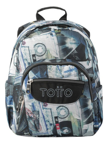 Bolso Morral Escolar S Totto Ecole Tempera Postales 4hv