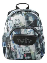 Comprar Bolso Morral Escolar S Totto Ecole Tempera Postales 4hv