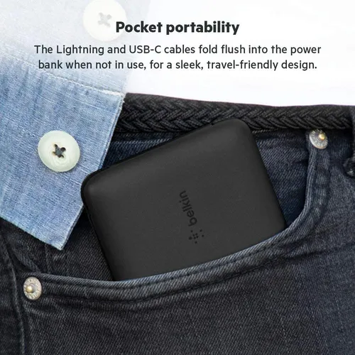 Batería Externa Belkin Boostcharge Plus De 10 000 Mah Con Li