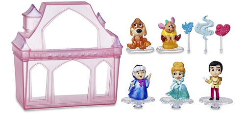 5 Figuras Coleccionables Cenicienta Juguete Disney Princess