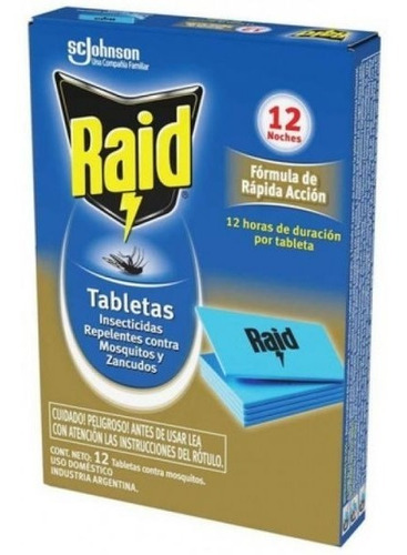 Insecticidas Tabletas Termoevaporables 12unidades