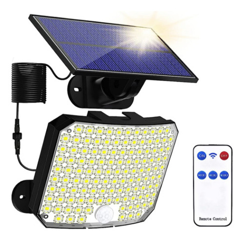 Lámpara Exterior, Sensor, Iluminación Solar Con Energía Sola