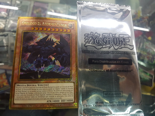 Obelisco El Atormentador Yugioh Mvpc-sp001 Envío Express Inc