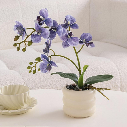 Flor De Simulación En Maceta, Planta Artificial, Mesa