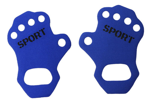 2 Guantes De Gimnasio Para Entrenamiento, Talla M Azul