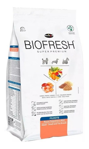 Racion Alimento Biofresh Perros Cachorros Razas Pequeñas 1kg