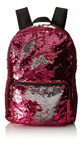 B By Fashion Angels Magic Sequin Mochila Rosado Plateado